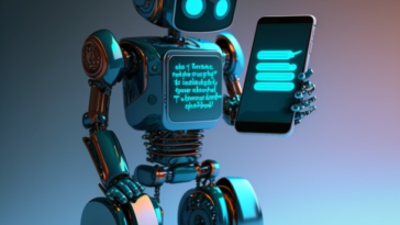 Chatbot talking threw a device