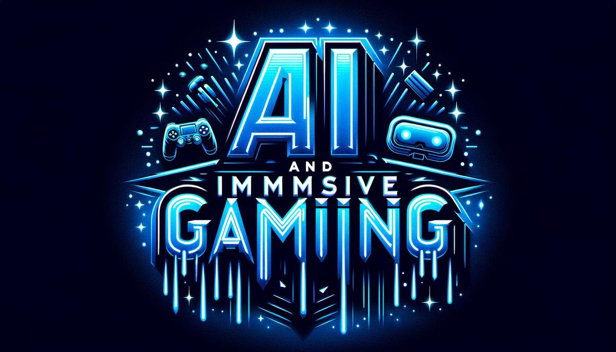 AI and Immersive Gaming text in an image format