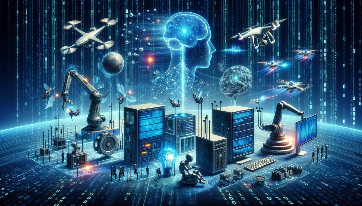 Image of various AI technologies symbolizing advancements in artificial intelligence