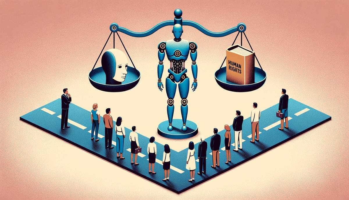 Exploring the intersection of AI and human rights, a complex yet important topic