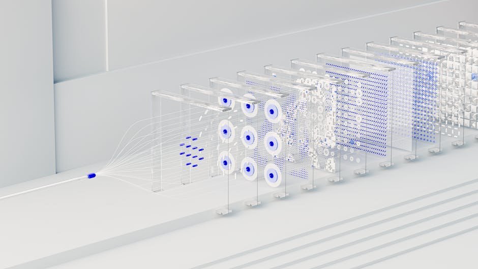 Visual representation of AI's continuous learning and adaptation process