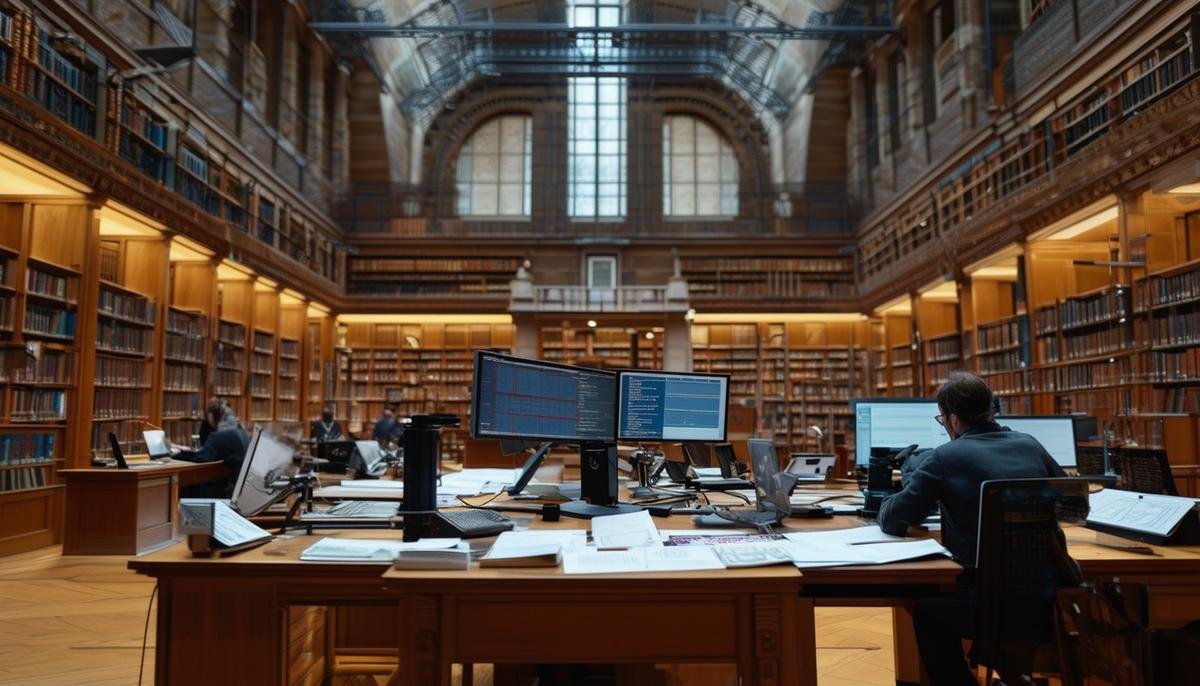 Researchers using AI to analyze Industrial Revolution data at the British Library