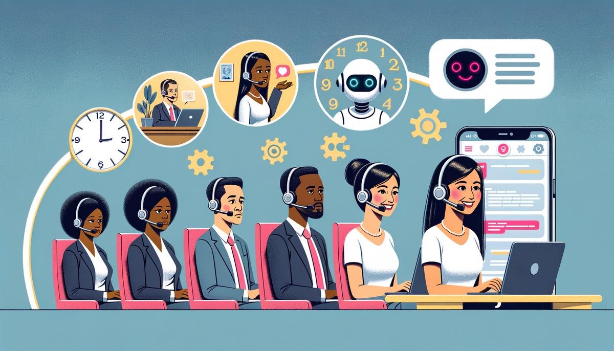 Image depicting the transformation of customer service through chatbots