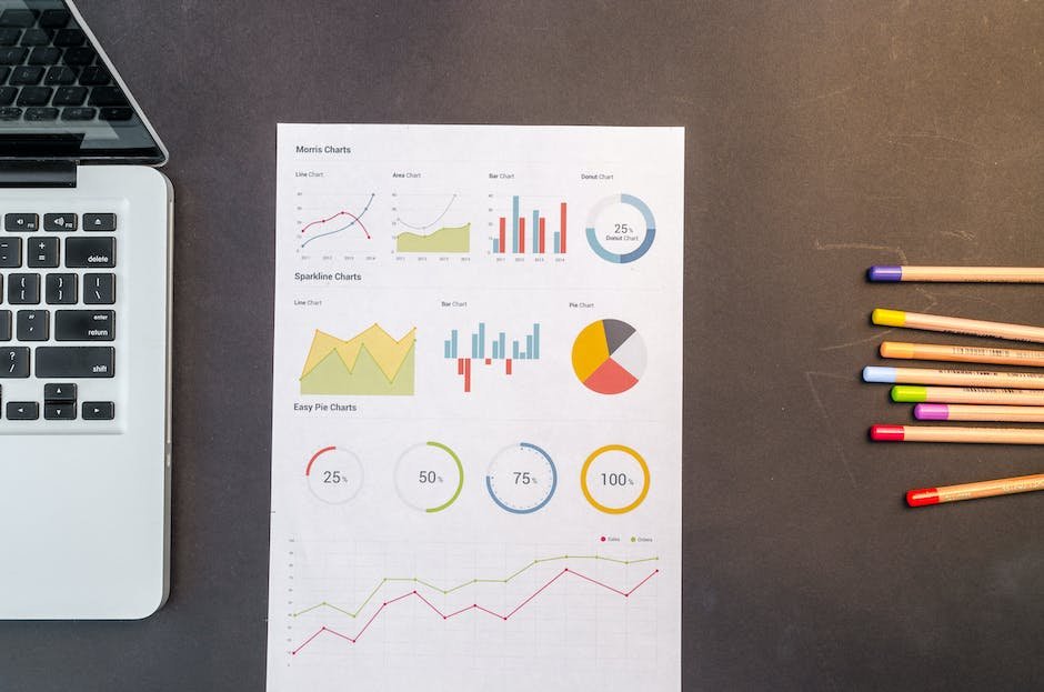 Illustration of a person analyzing data and predicting outcomes using predictive analytics.