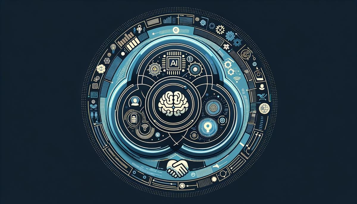 A visual representation of DeepMind's three-layered framework for evaluating AI risks