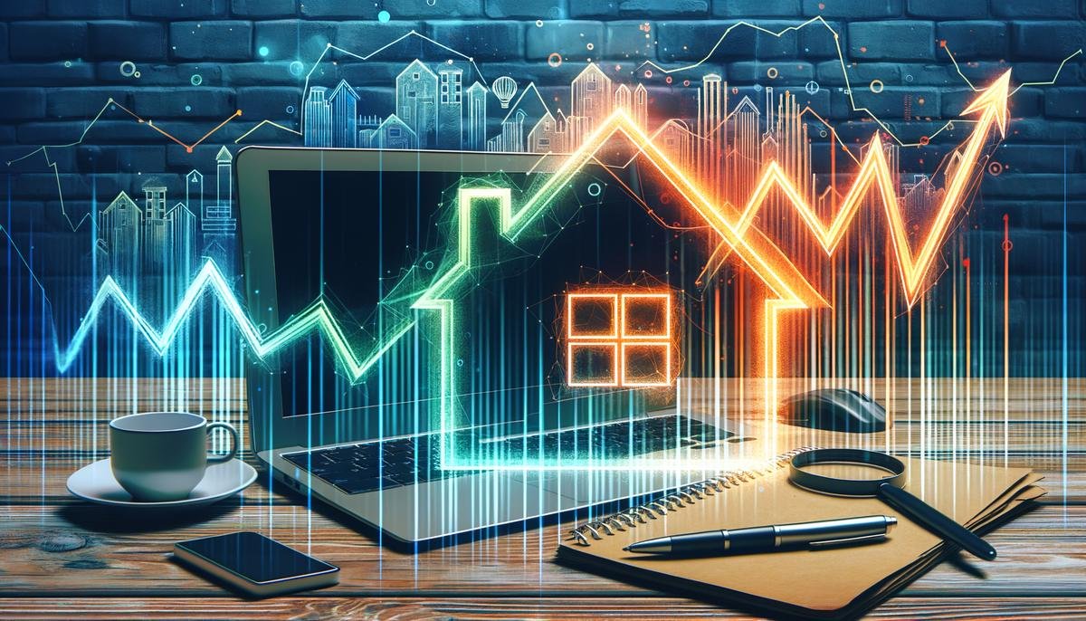 A graph showing unexpected market volatility affecting Zillow Offers predictions